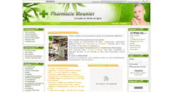 Desktop Screenshot of pharmacie-meunier.fr